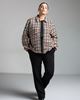 Picture of CURVY GIRL ZIP UP CLASSIC JACKET